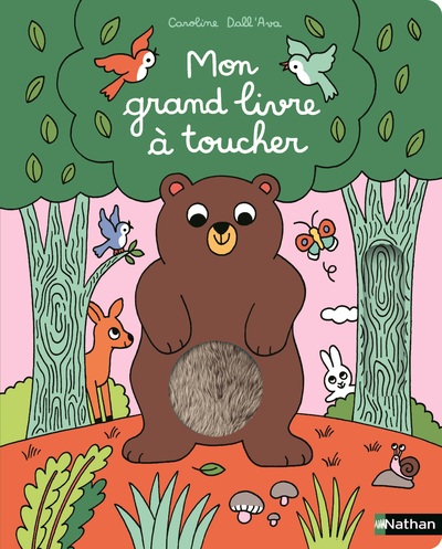 Mon grand livre à toucher - Livre sensoriel pour bébé dès 10 mois