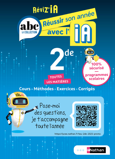 Réviz'IA 2de - Toutes les matières avec coach IA personnel - Programme seconde 2025-2026 - Cours, exercices, sujets corrigés