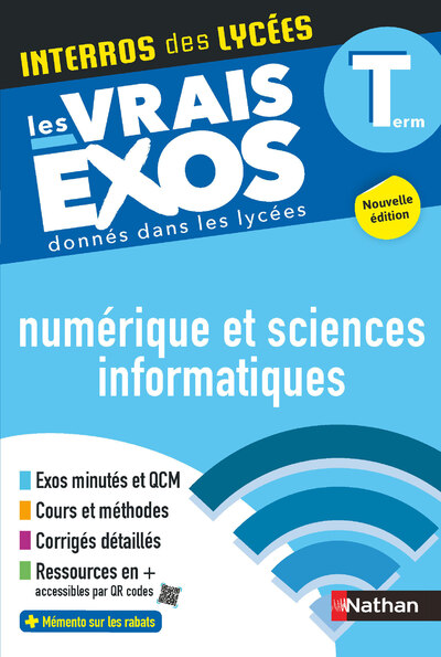 NSI (Numérique et Sciences Informatiques) Terminale - Interros des lycées Tle - Les vrais exos du BAC - + de 100 exercices avec corrigés détaillés - BAC 2026 - EPUB