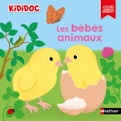 Kididoc - les bébés animaux - Livre documentaire animé - Dès 3 ans