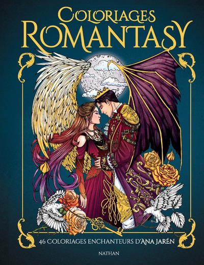 Coloriages Romantasy - Toute la magie de la romantasy en coloriant ! Livre de coloriage pour adultes