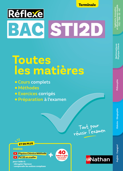 Bac STI2D Tle - Toutes les matières - Réflexe - 2026