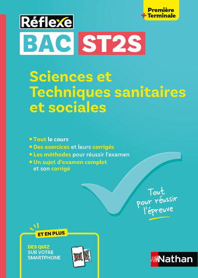 Guide Bac ST2S - Spécialité Sciences et Techniques Sanitaires et Sociales 1re/ Tle - Réflexe