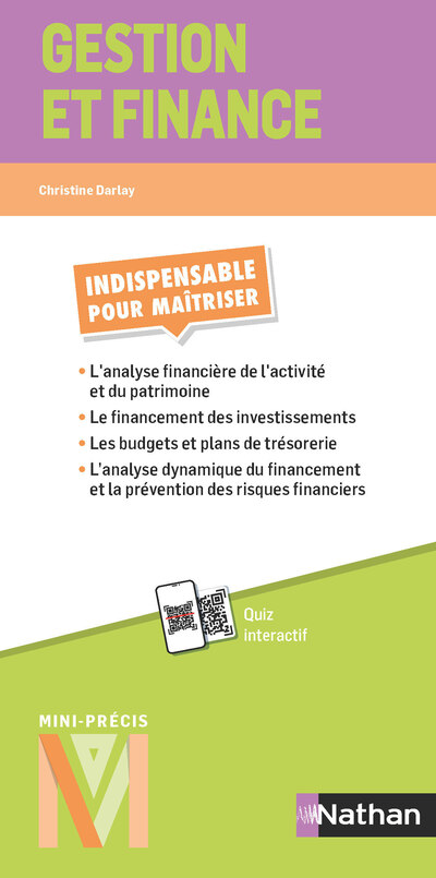 Gestion et Finance - Mini-Précis - La collection indispensable pour maitriser l'essentiel