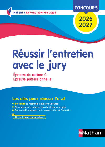 Réussir l'entretien avec le Jury - Concours Fonction publique 2026-2027 - Catégories A, B et C - Oral