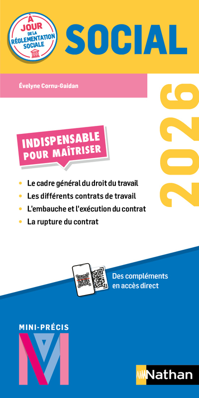 Social 2026 - Mini-Précis - La collection indispensable pour maitriser l'essentiel