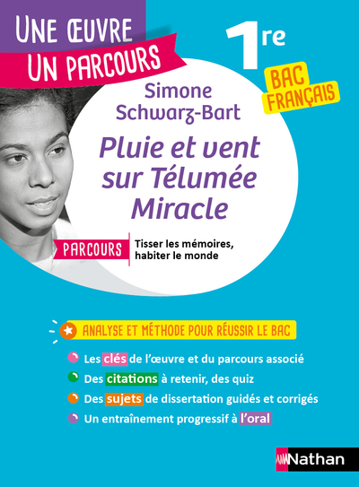 Analyse et étude de l'oeuvre - Pluie et vent sur Télumée Miracle, S.Schwarz-Bart - Réussir son BAC Français 1re 2027 - Parcours associé «Tisser les mémoires, habiter le monde » Une oeuvre, un parcours