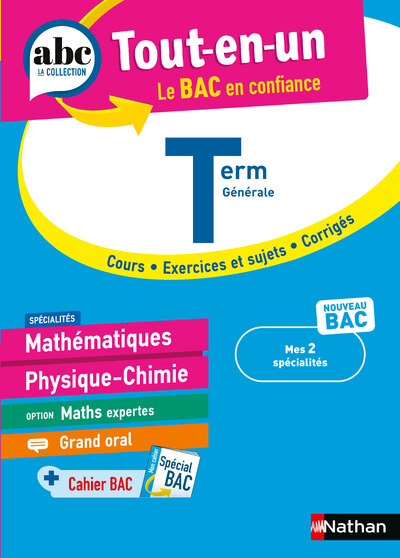 ABC Tout en un Mes spécialités Tle - Maths, Physique-Chimie, Maths expertes, Grand Oral - Bac 2026 - Spécialités Terminale + Cahier spécial Bac - Cours, sujets et corrigés -  EPUB